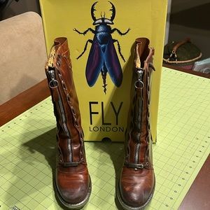 Fly London Brown Leather Boots